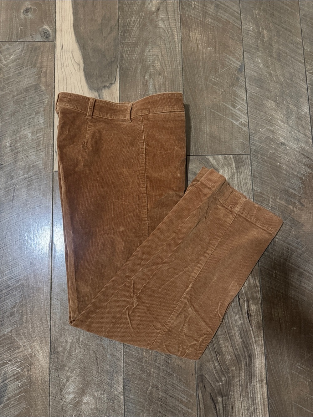 Everlane Wide-Leg Corduroy Pants in Chestnut